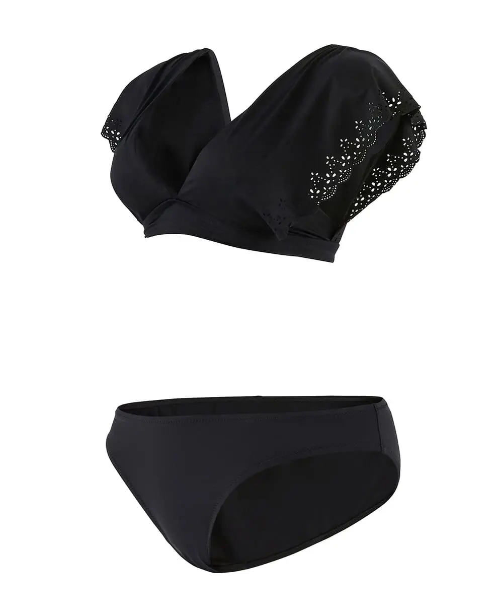 Bikini de grossesse Bloom - Noir - Image 4