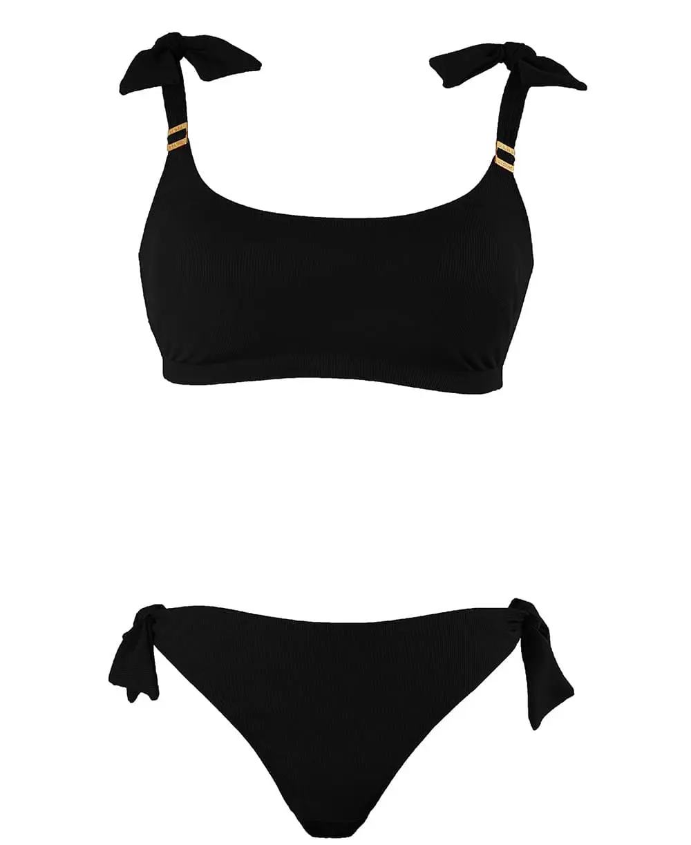 Bikini de grossesse Porto Vecchio - Noir - Image 3