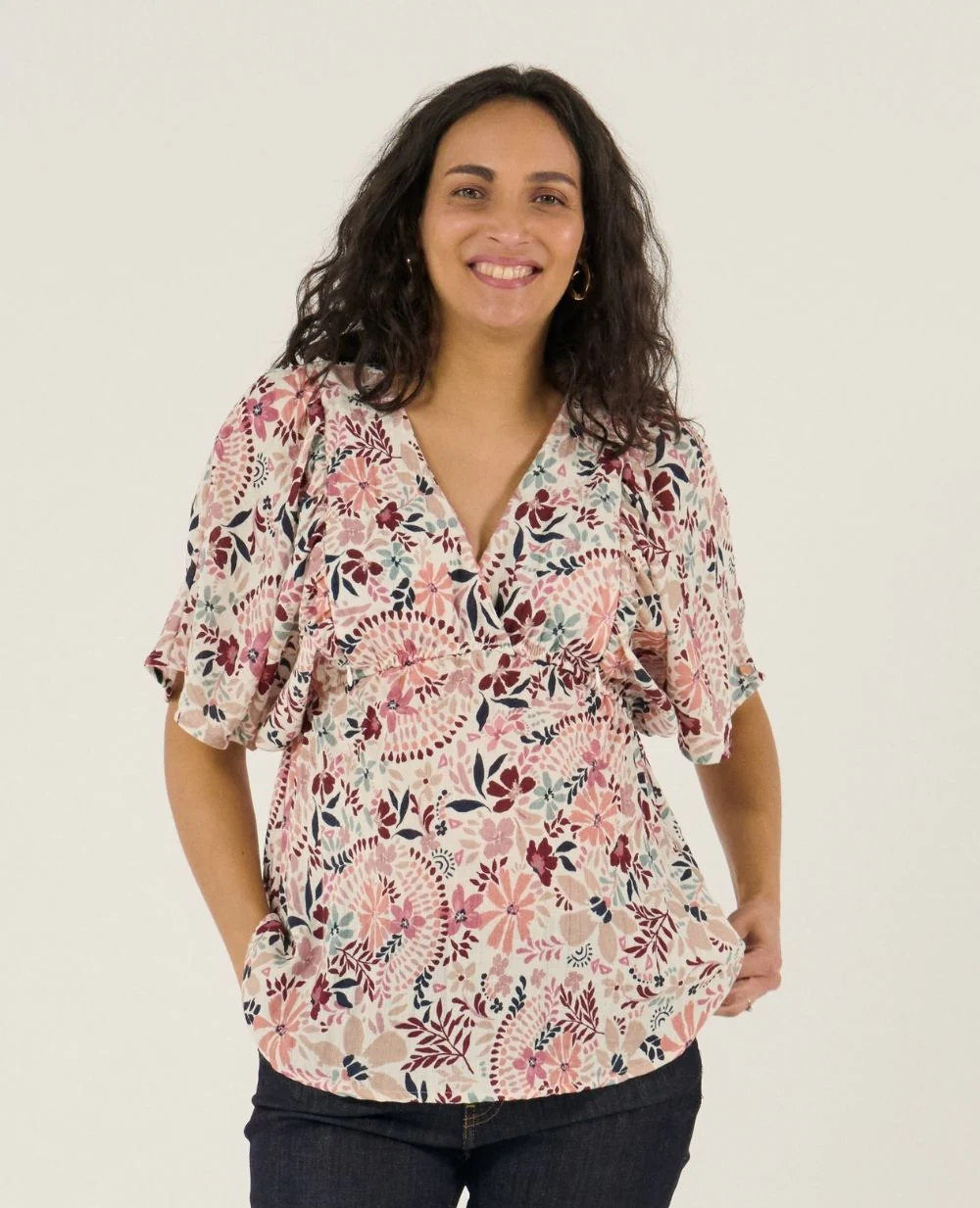 Blouse et chemise d'allaitement Bella - Multicolore - Image 2