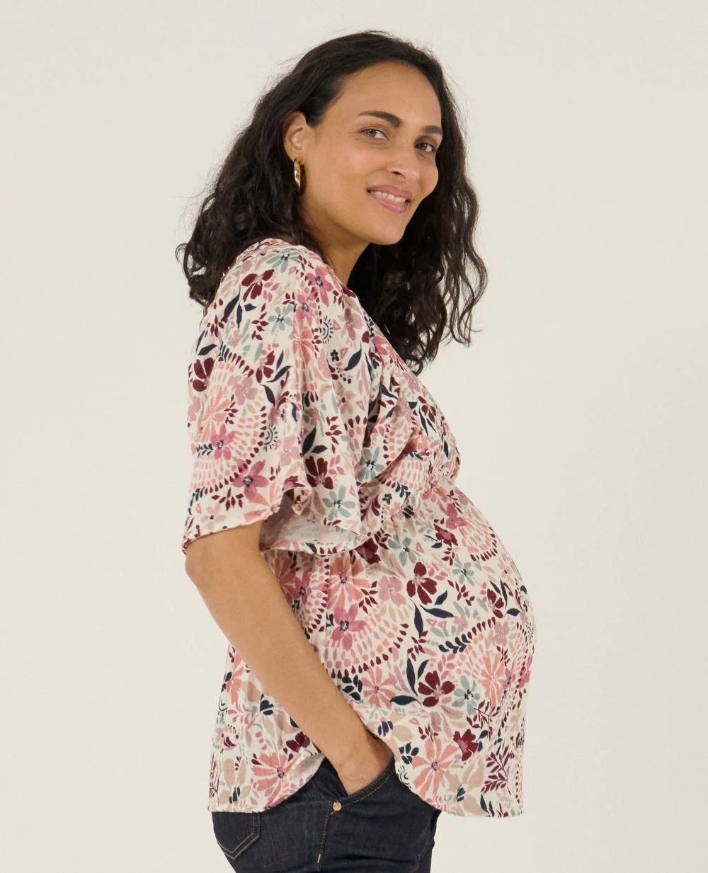 Blouse et chemise d'allaitement Bella - Multicolore - Image 4