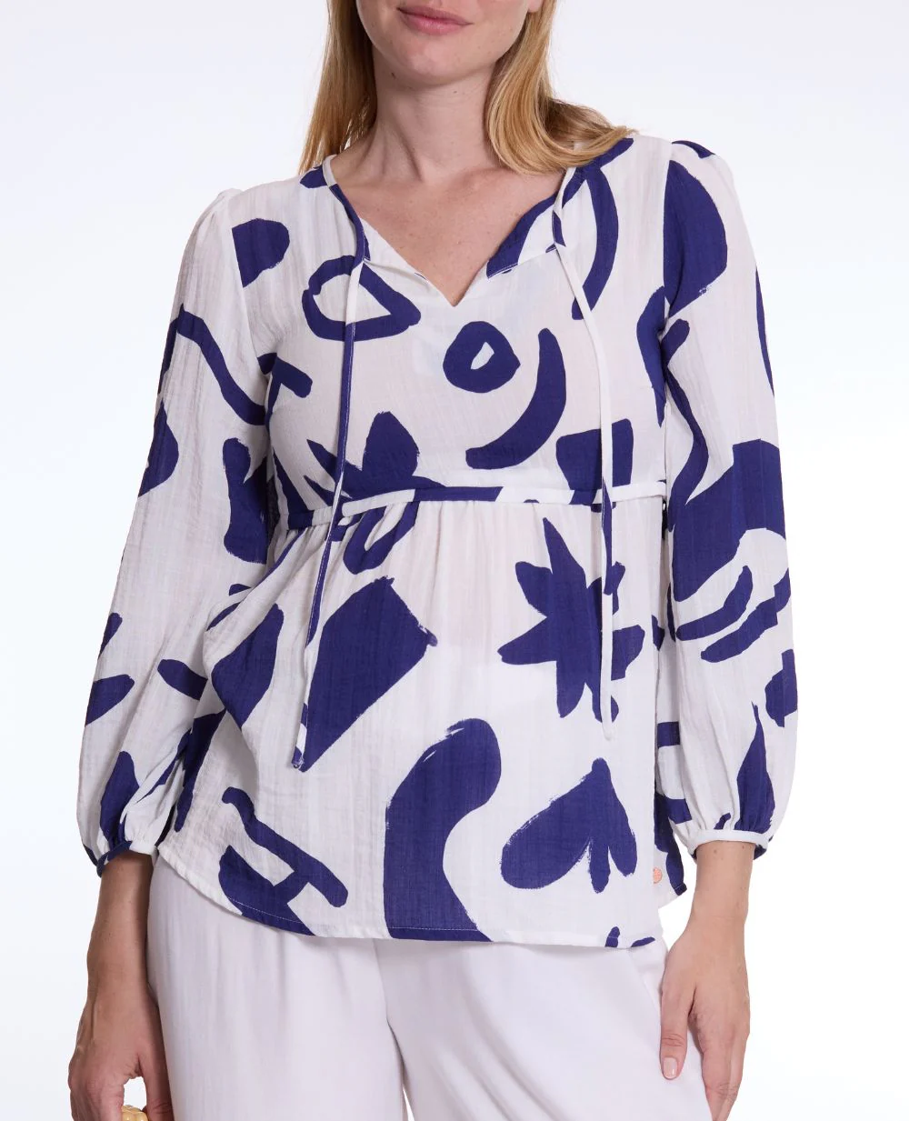 Blouse manches ballon Corfou - Multico - Image 2