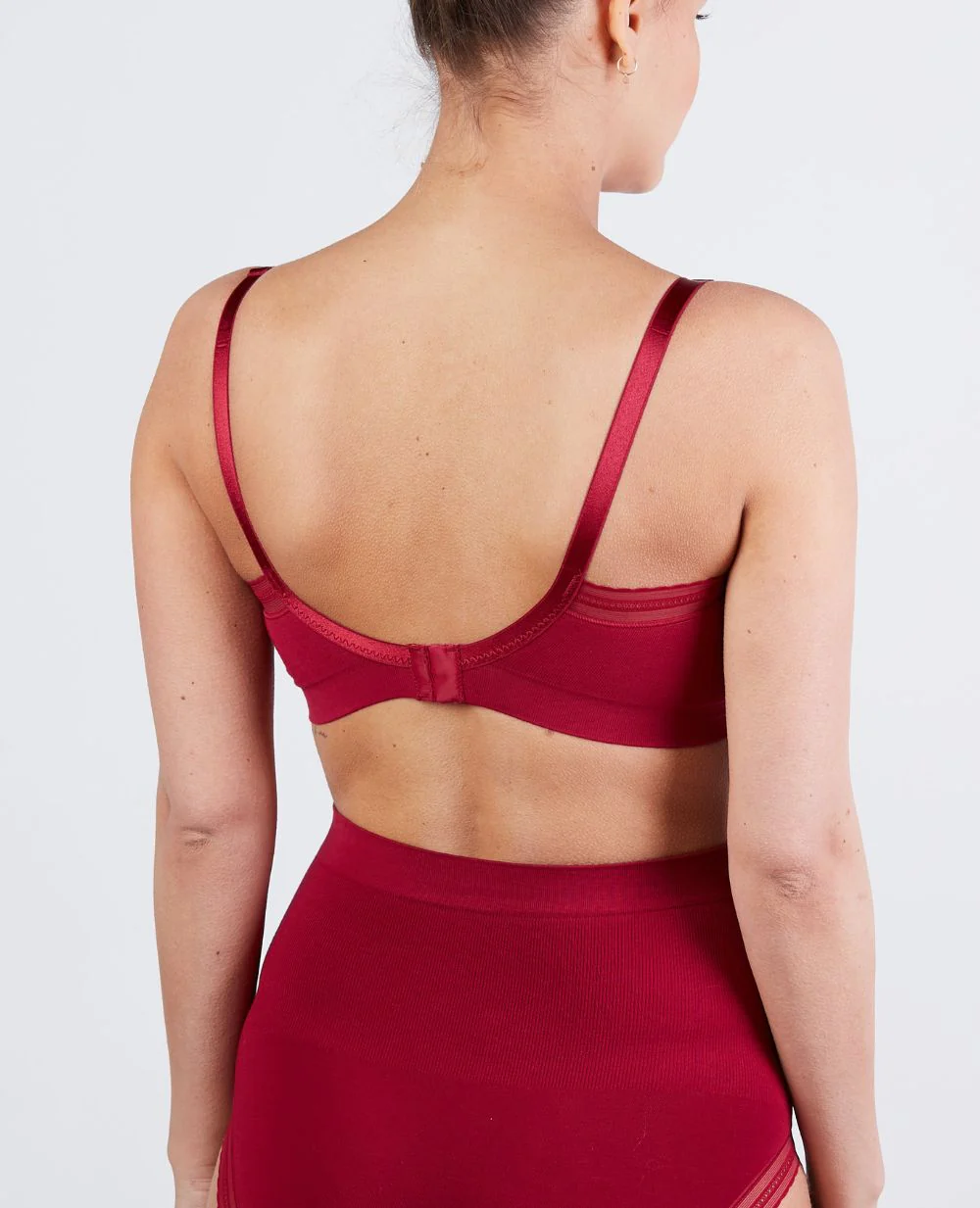Brassière de grossesse et d'allaitement Milk - Bordeaux - Image 5