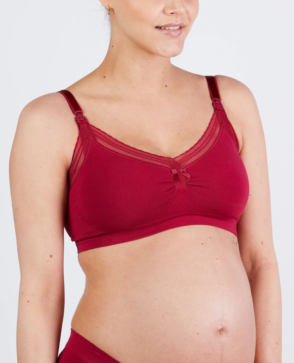 Brassière de grossesse et d'allaitement Milk - Bordeaux - Image 6