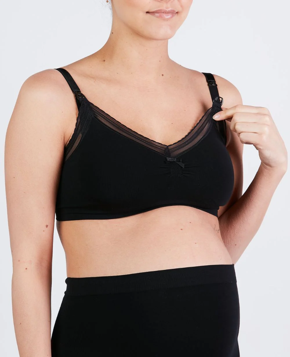Brassière de grossesse et d'allaitement Milk - Noir - Image 3