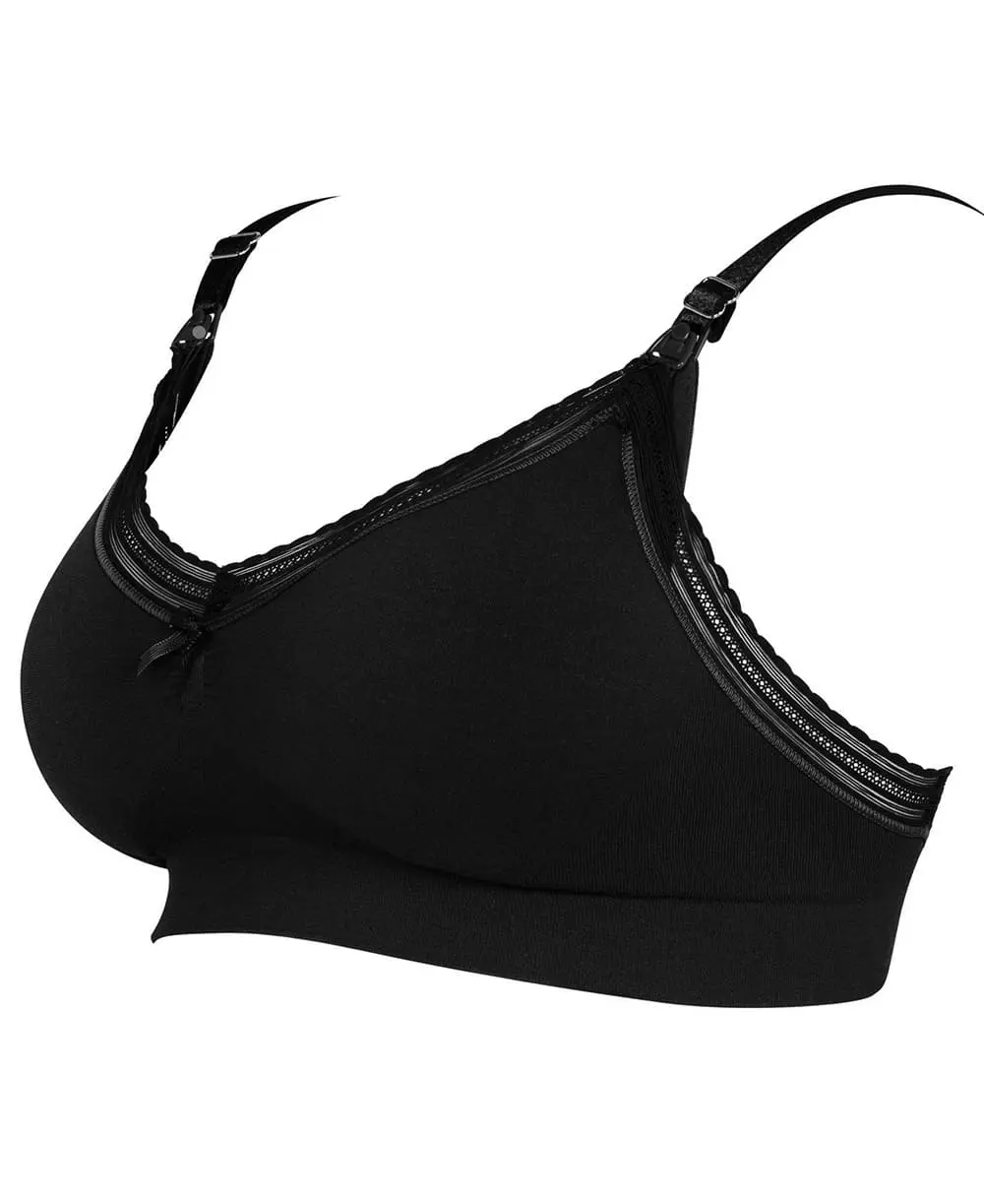 Brassière de grossesse et d'allaitement Milk - Noir - Image 5