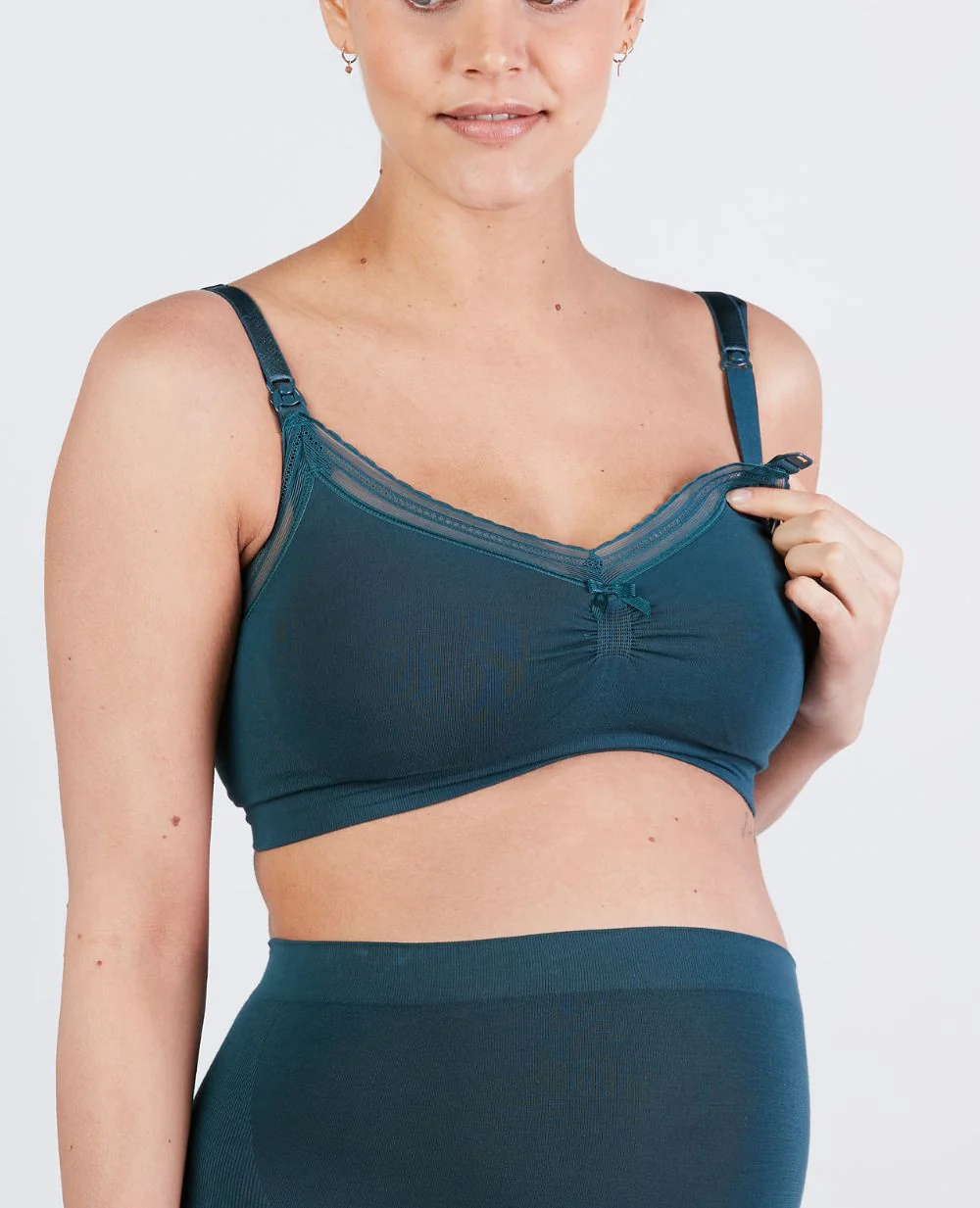 Brassière de grossesse et d'allaitement Milk - Vert - Image 3