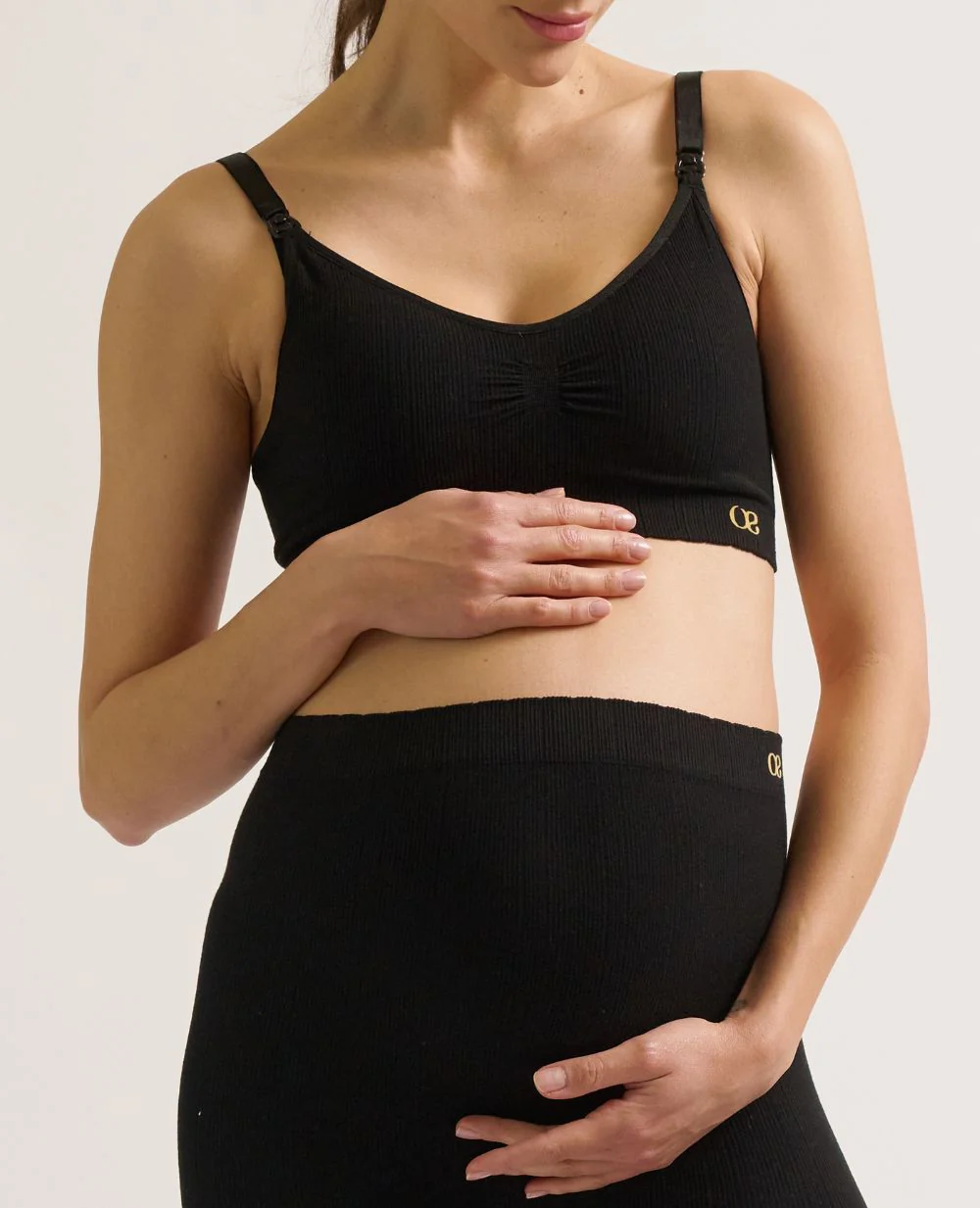 Brassière de grossesse et d’allaitement Zoé - Noir - Image 3