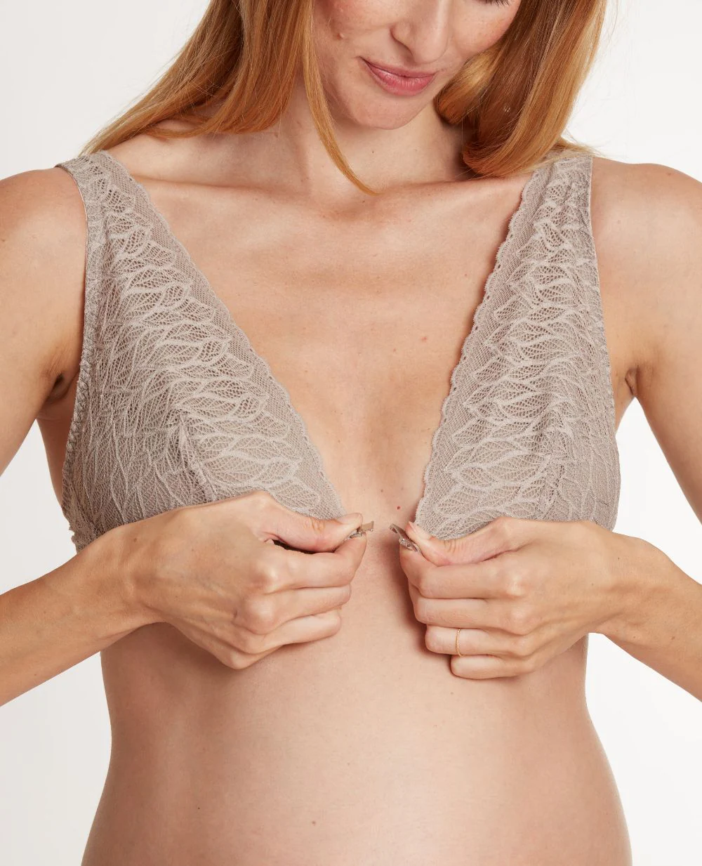 Brassière de maternité et d’allaitement Bliss - Taupe - Image 9