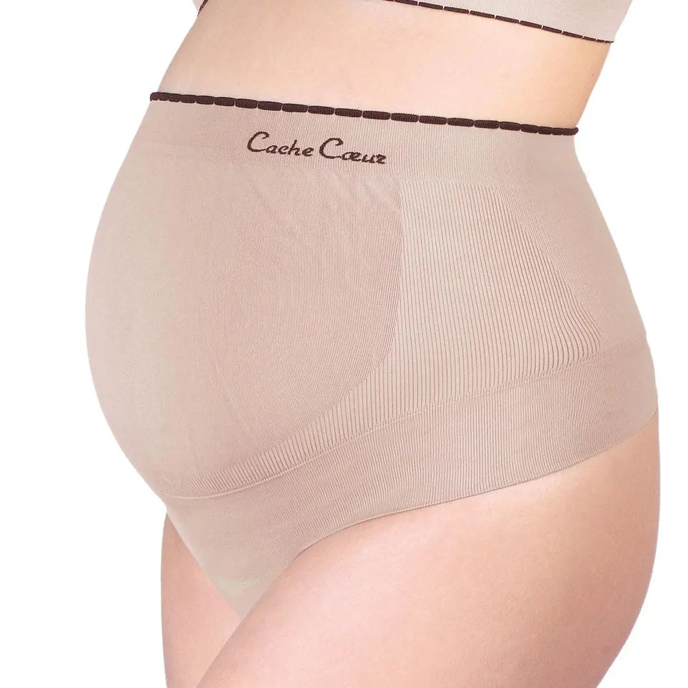 Ceinture de maintien de grossesse Illusion - Beige - Image 3