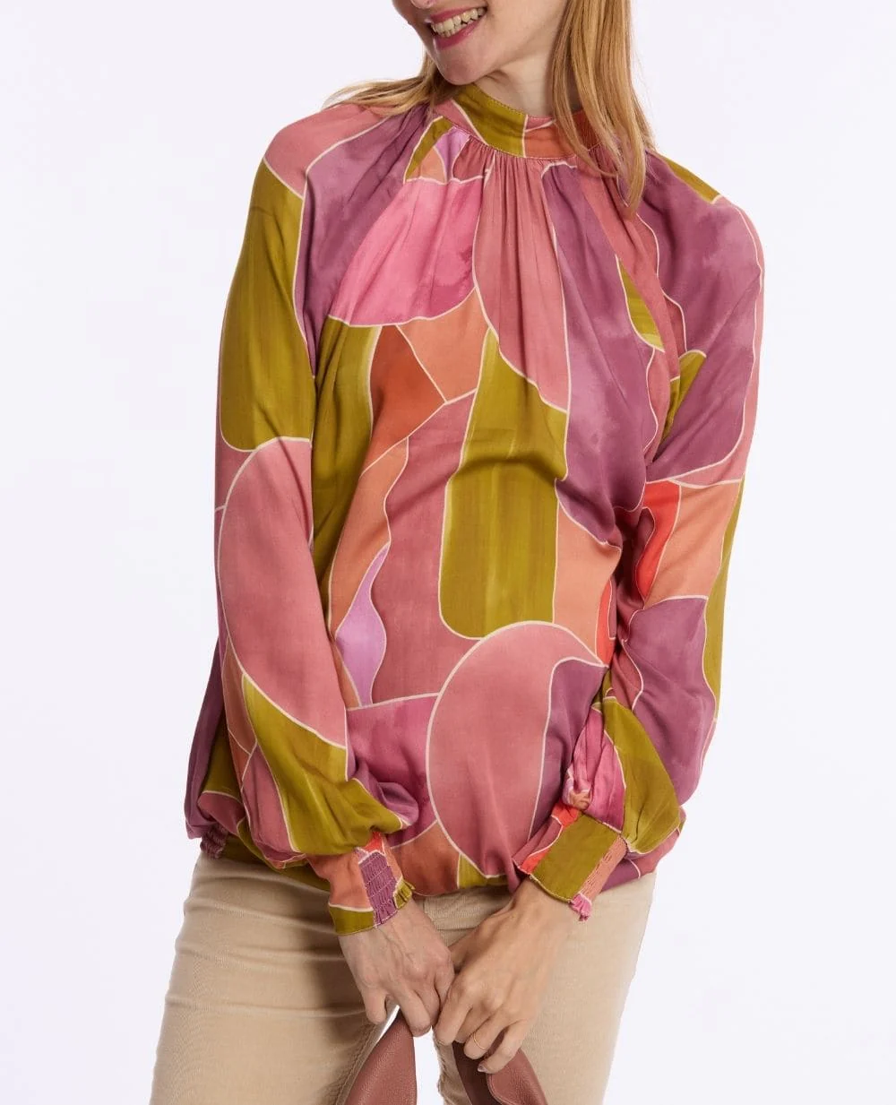 Chemisier de grossesse et d’allaitement Gaby - Rose - Image 5