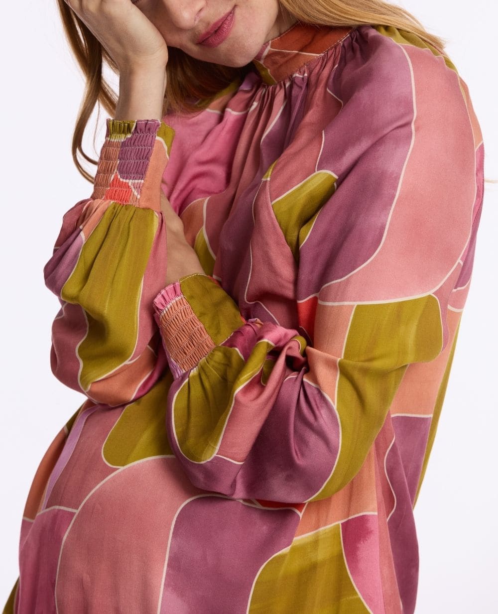 Chemisier de grossesse et d’allaitement Gaby - Rose - Image 6