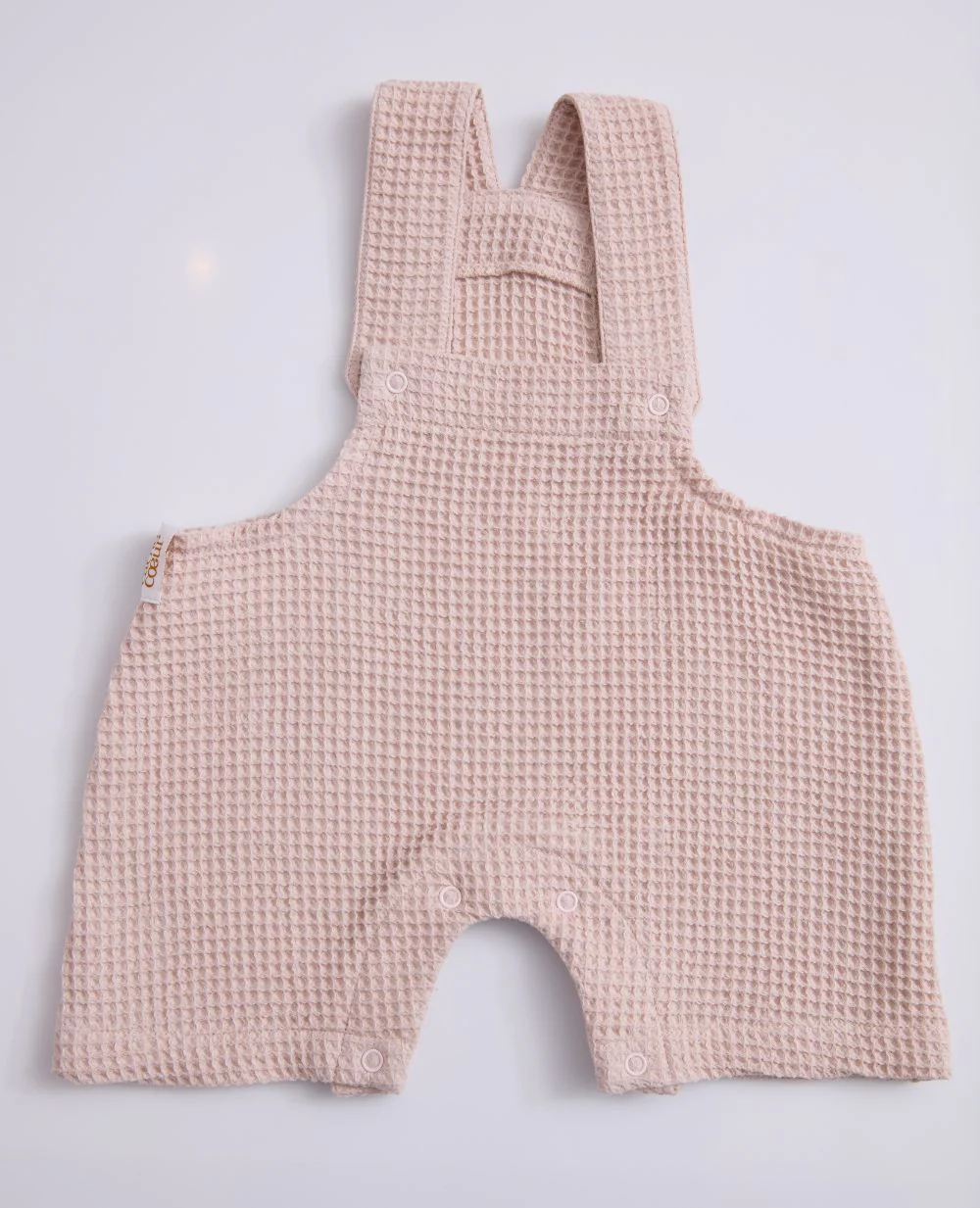 Combinaison bébé nid d'abeille Mini Maya - Beige - Image 3
