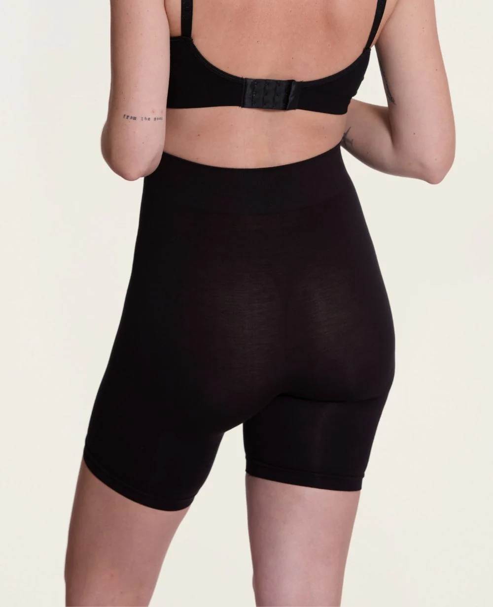 Cycliste de grossesse sans couture Essentiel - Noir - Image 4