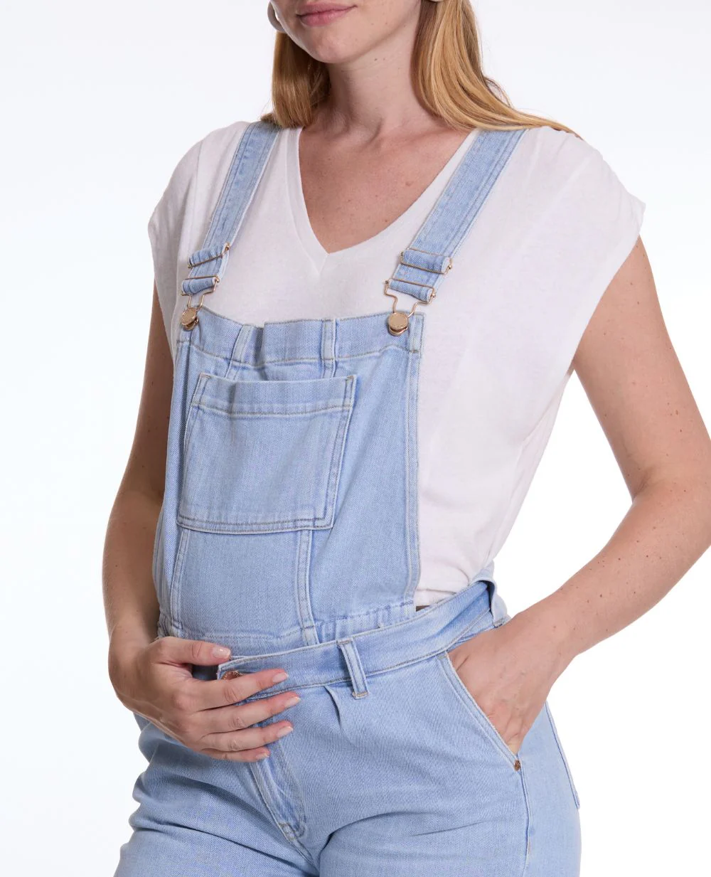 Haut de salopette en jean Charlie - Light Blue