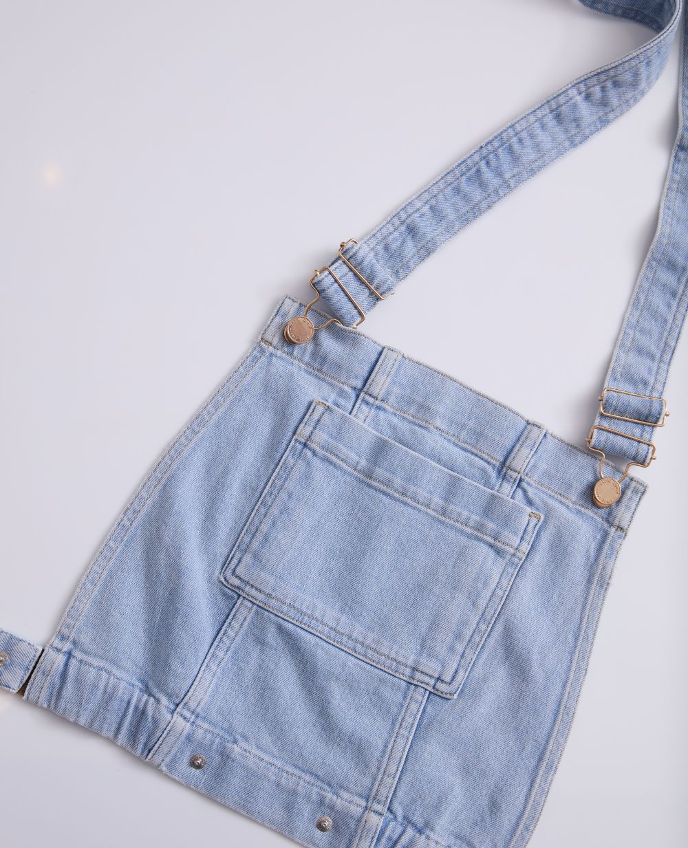 Haut de salopette en jean Charlie - Light Blue - Image 5