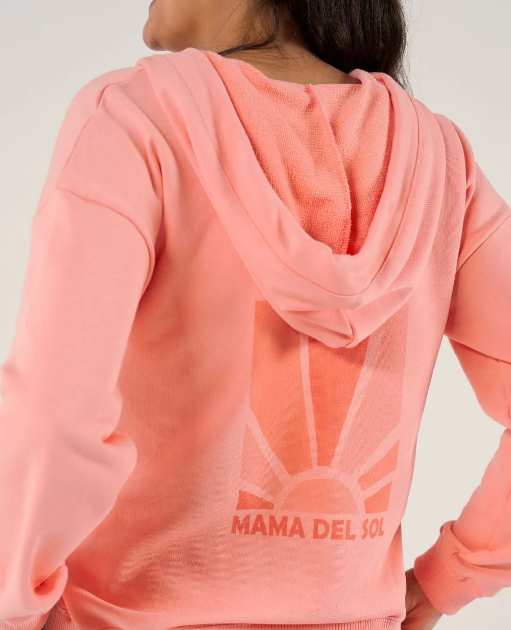Hoodie de grossesse et d'allaitement Coconut - Abricot - Image 6