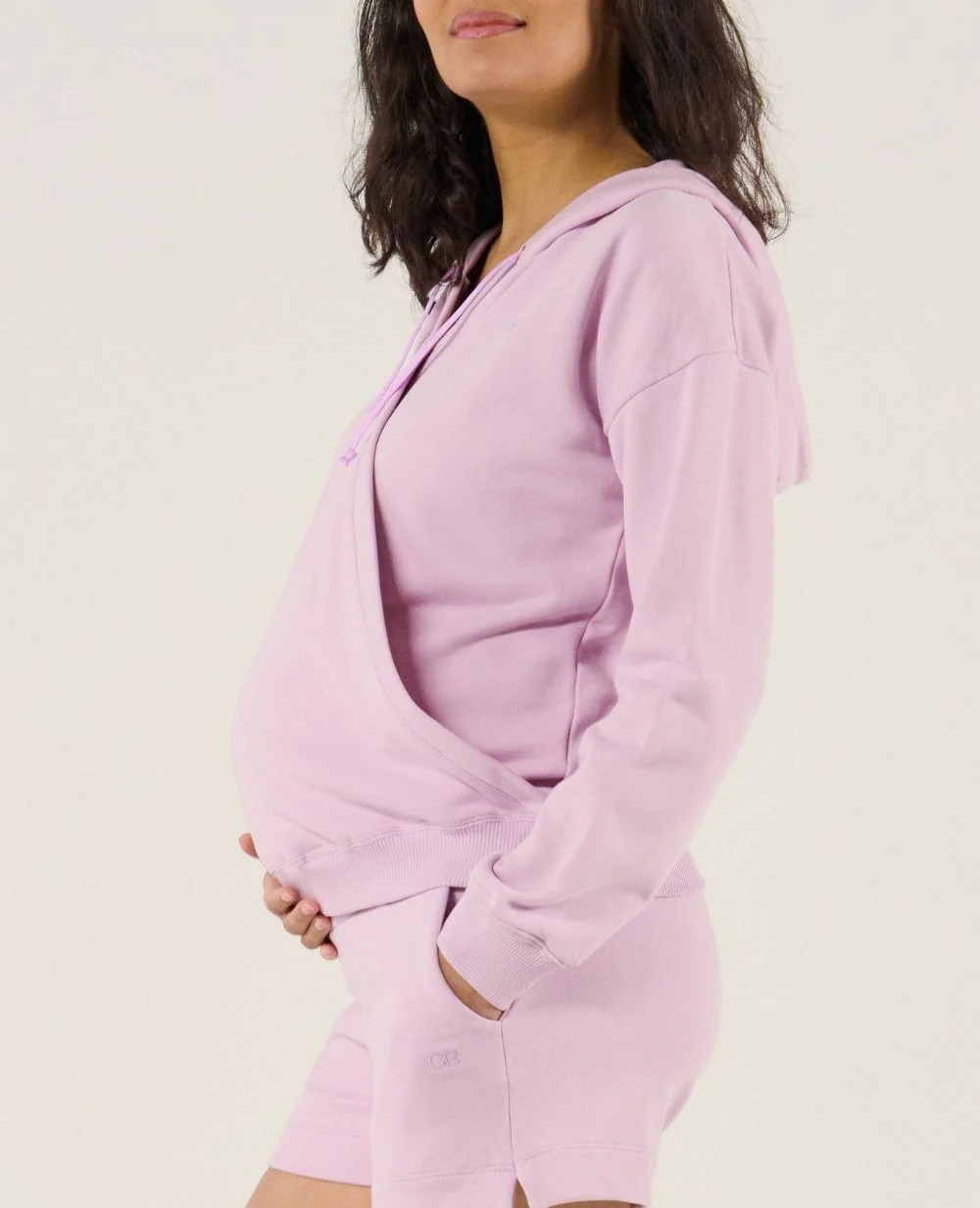 Hoodie de grossesse et d'allaitement Coconut - Lila - Image 2