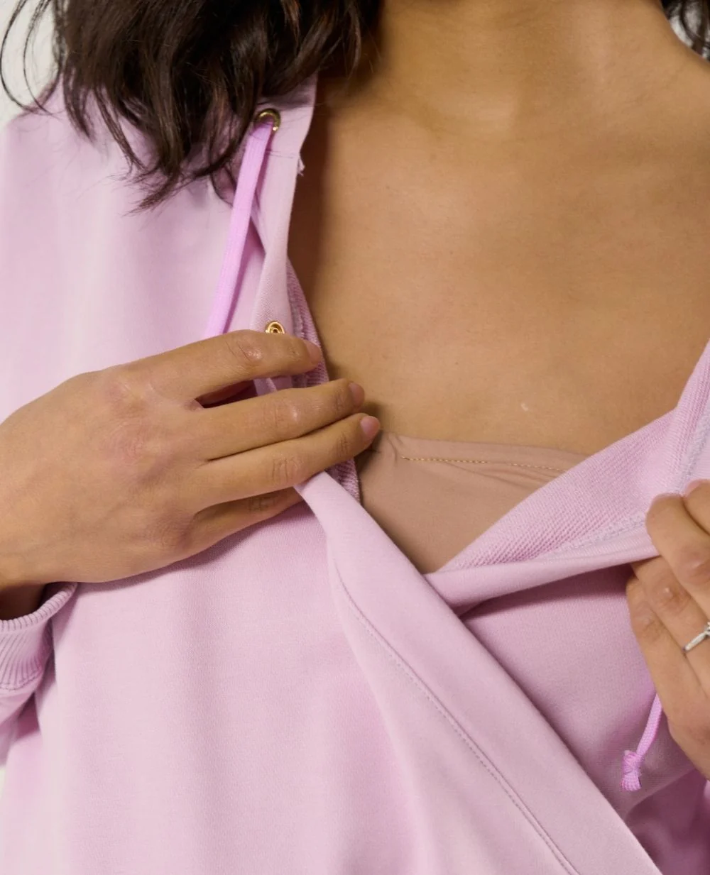 Hoodie de grossesse et d'allaitement Coconut - Lila - Image 6