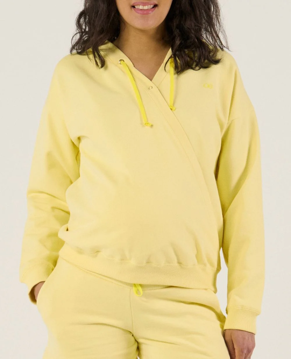 Hoodie de grossesse et d'allaitement Coconut - Vanille