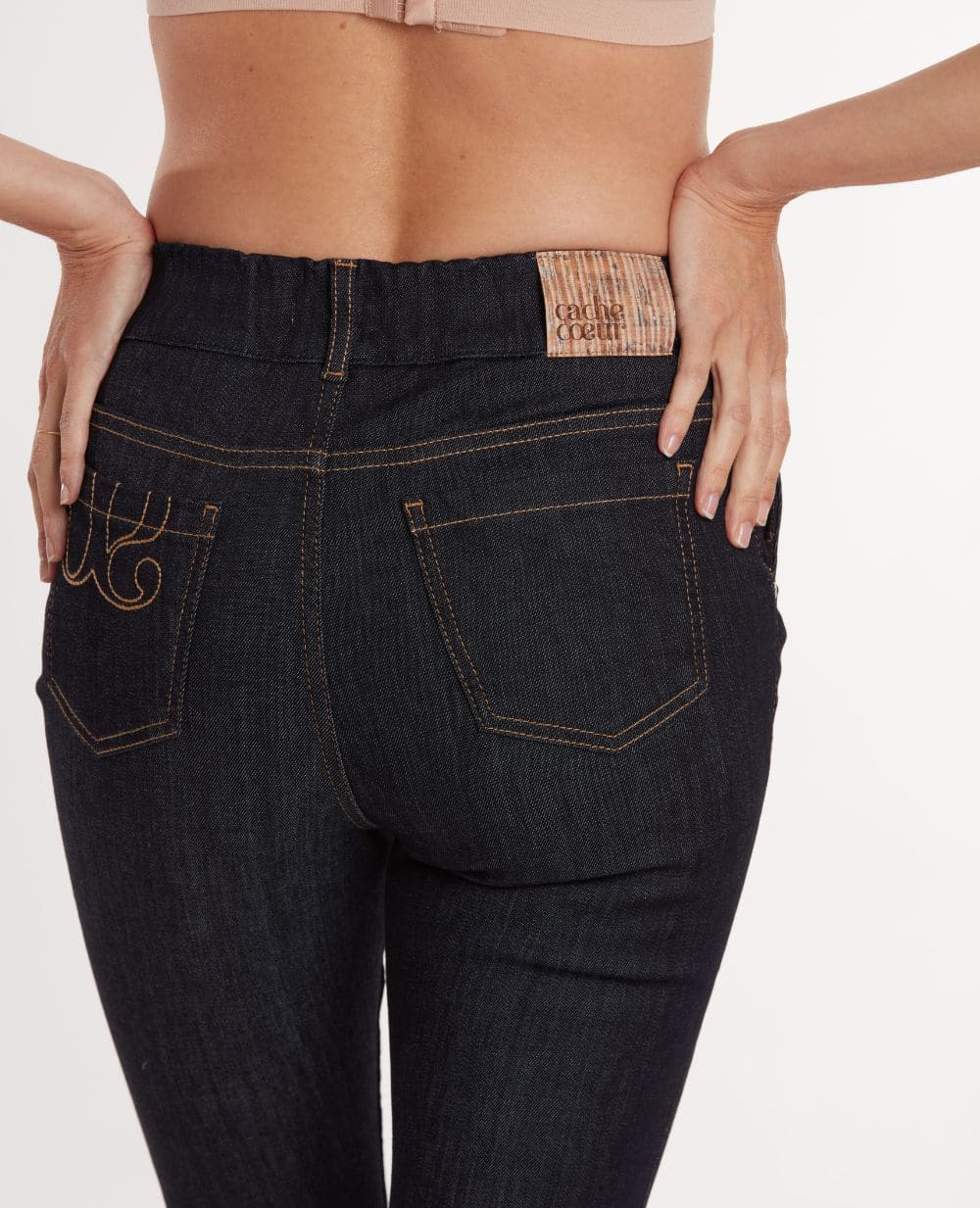 Jean de grossesse et post-partum slim Sharon - Brut - Image 5