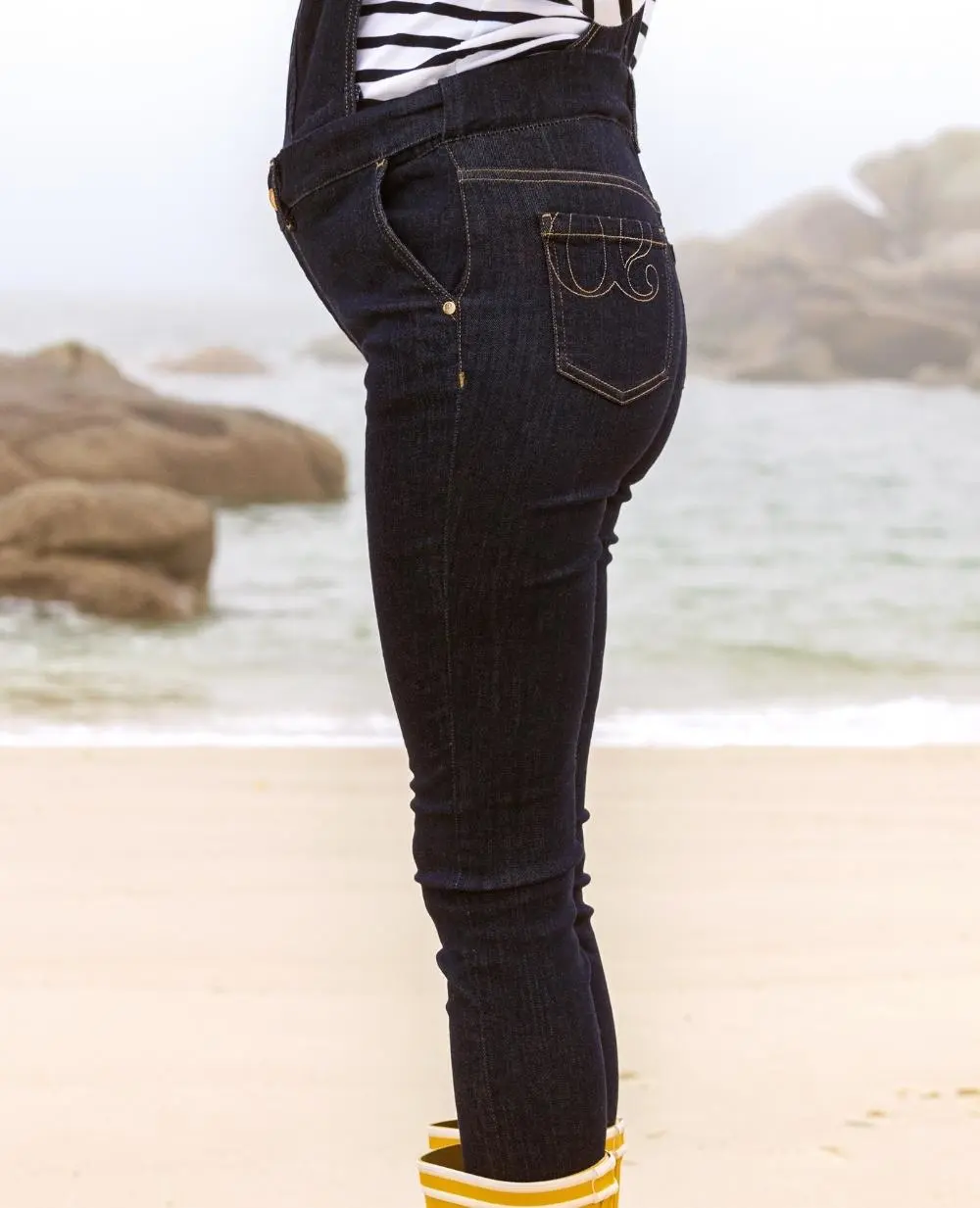 Jean de grossesse et post-partum slim Sharon - Brut - Image 6