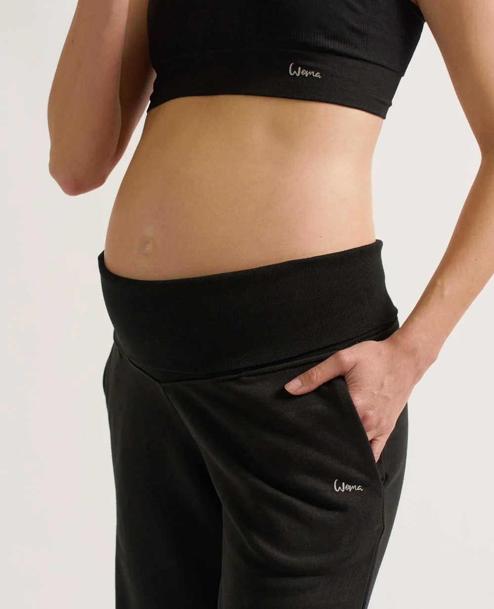 Jogger de sport et de grossesse Woma - Noir - Image 6