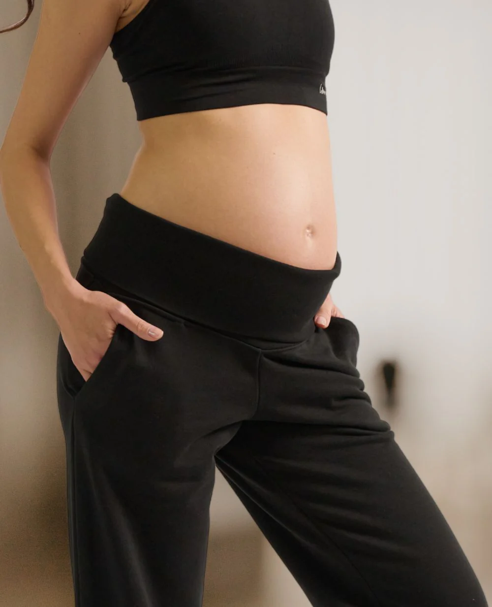 Jogger de sport et de grossesse Woma - Noir - Image 8