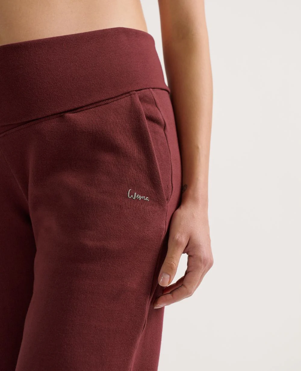 Jogger de sport et de grossesse Woma - Prune - Image 2