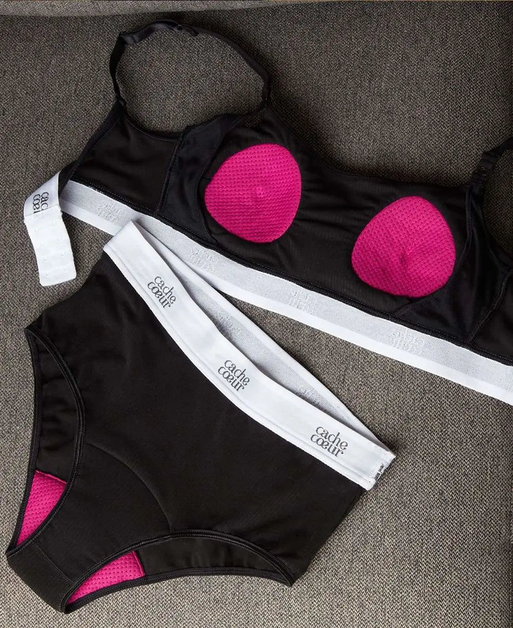 Lot de 3 culottes menstruelles ultra absorbante Bodyguard - Noir - Image 3
