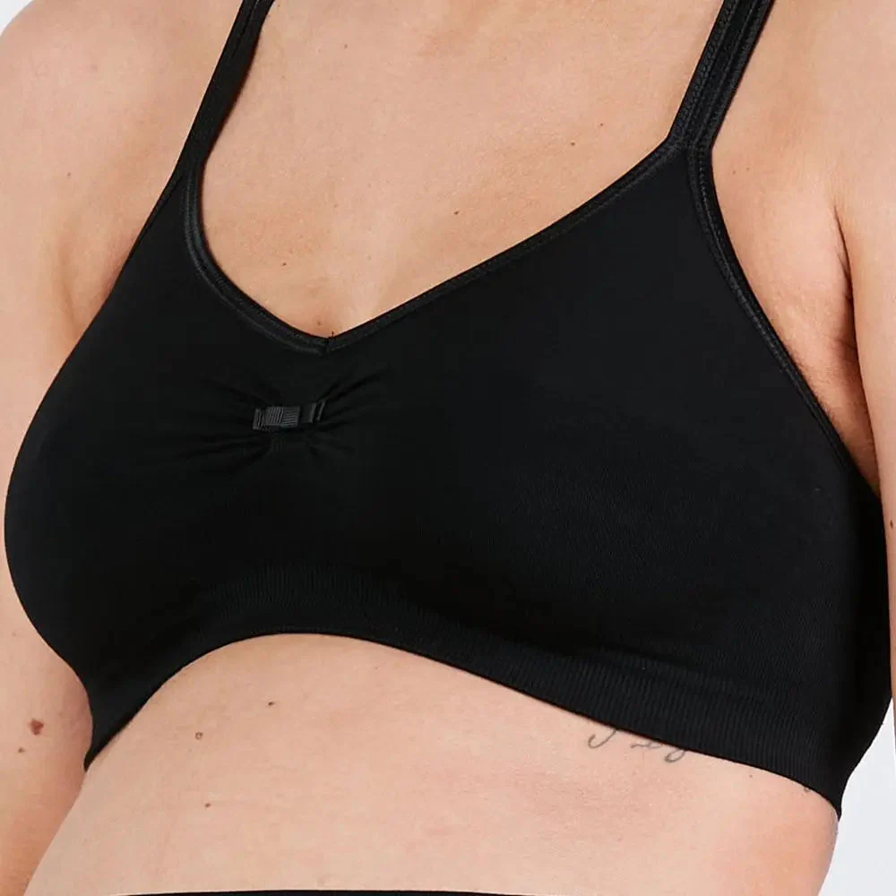 Lot de 2 brassières de grossesse et d'allaitement Serenity - Noir - Image 3