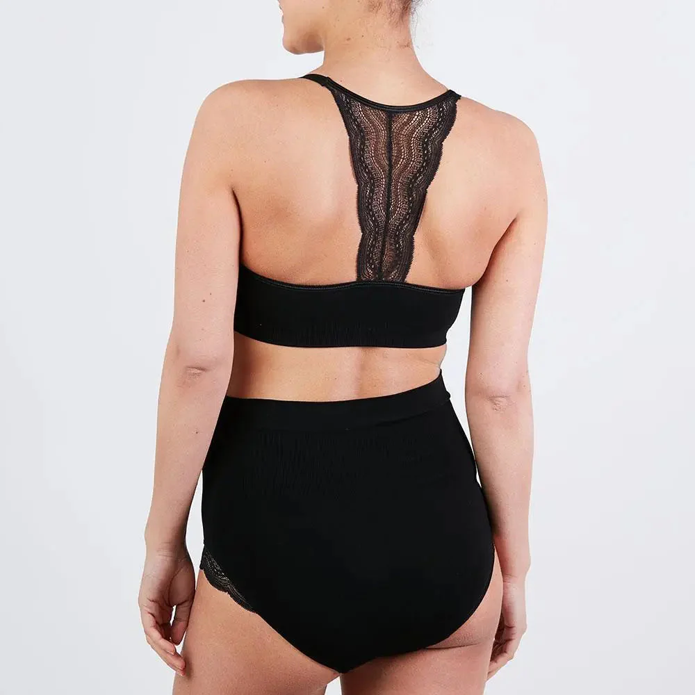Lot de 2 brassières de grossesse et d'allaitement Serenity - Noir - Image 4