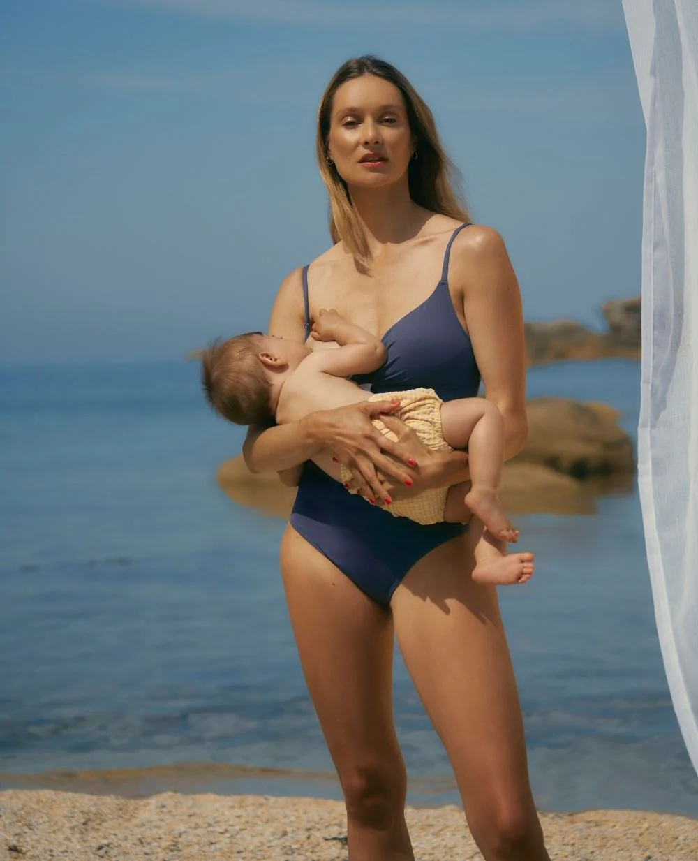 Maillot de bain de grossesse Manitoba - Indigo - Image 10