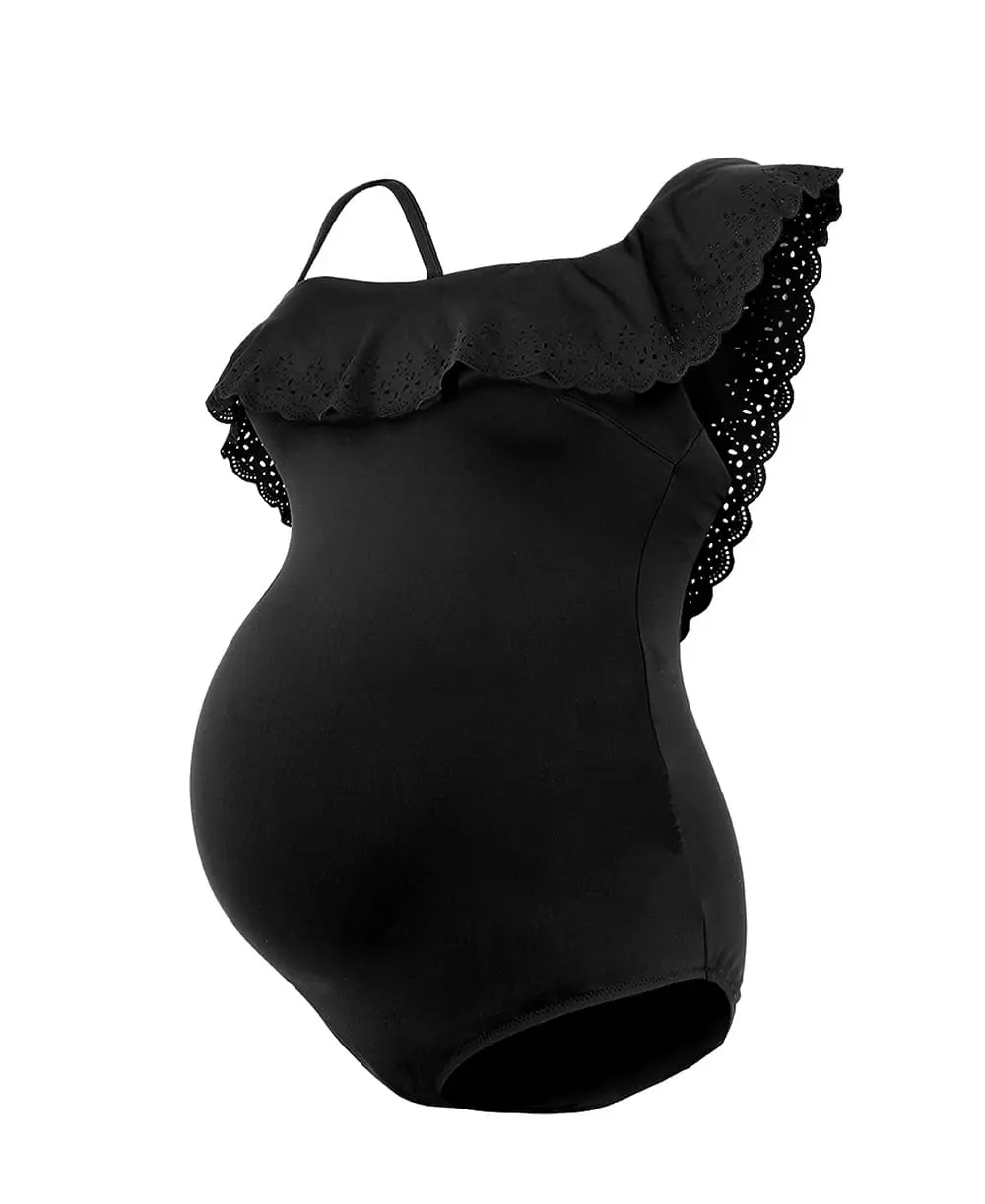 Maillot de bain de grossesse Bloom - Noir - Image 5