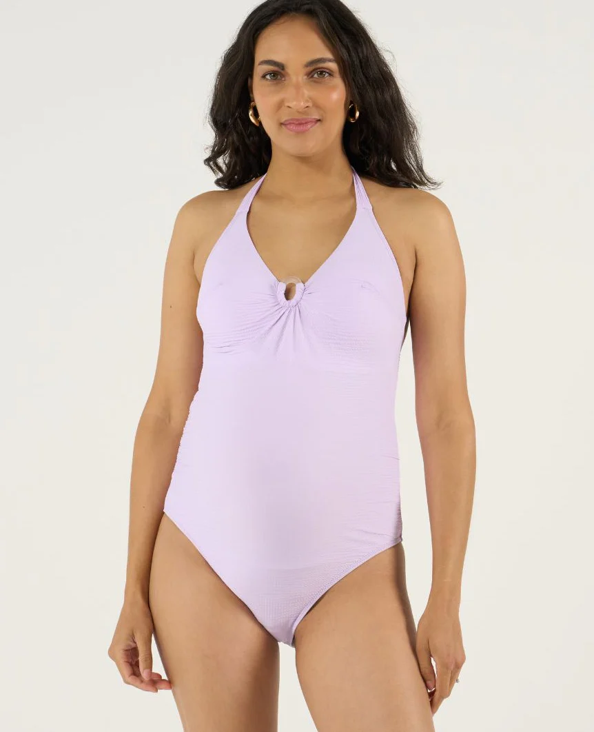 Maillot de bain de grossesse Dolly - Parme - Image 3