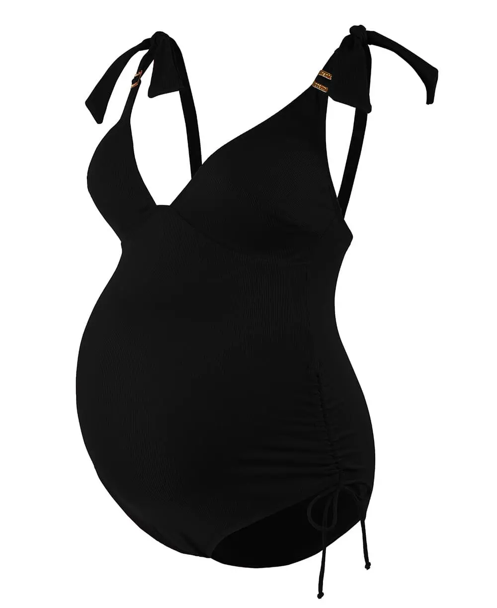 Maillot de bain de grossesse Porto Vecchio - Noir - Image 4