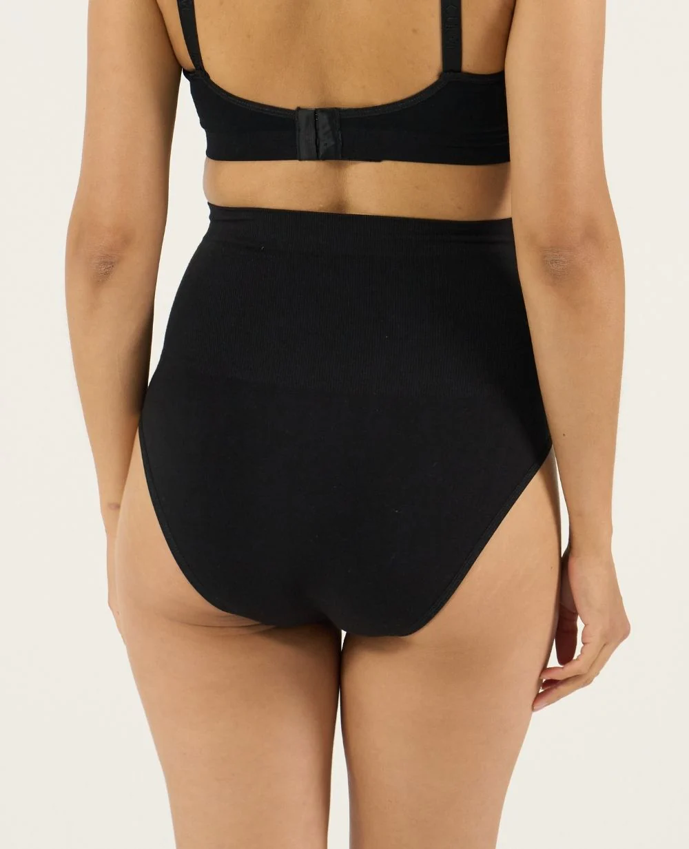 Maxi culotte de grossesse sans couture Essentiel - Noir - Image 5