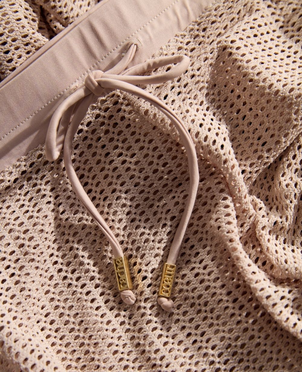 Pantalon beachwear de maternité Milos - Beige - Image 7