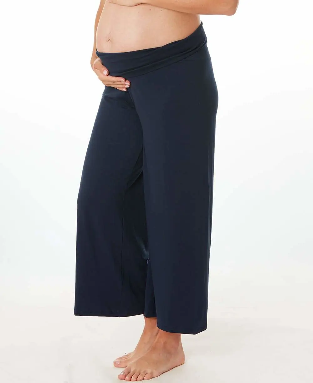 Pantalon 7/8ème de grossesse Origin - Indigo - Image 2