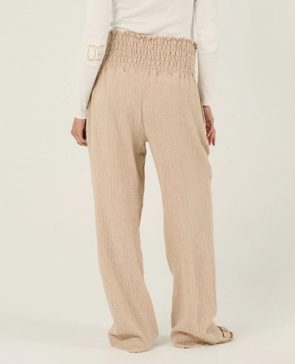 Pantalon de maternité Myriam - Beige - Image 3