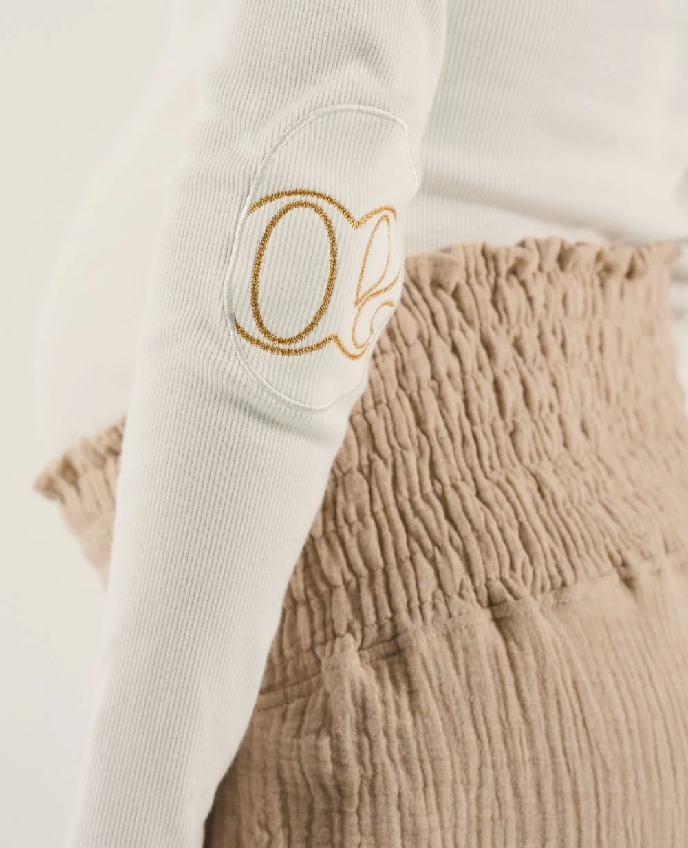 Pantalon de maternité Myriam - Beige - Image 4