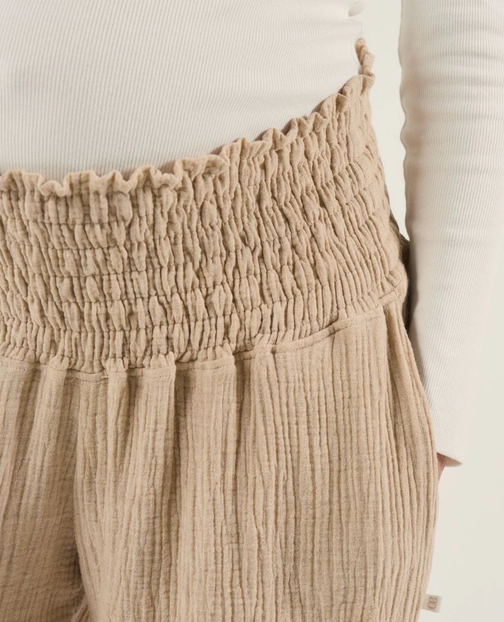 Pantalon de maternité Myriam - Beige - Image 5