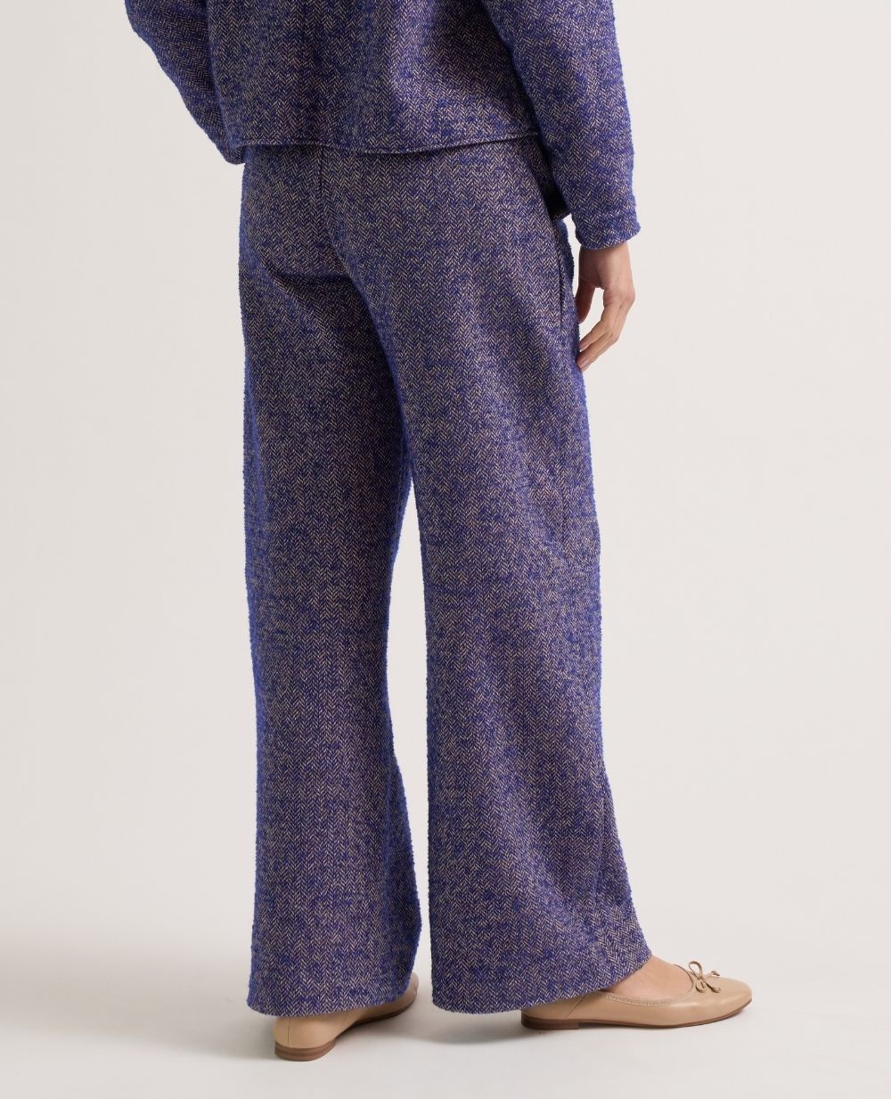 Pantalon large de maternité Kate - Bleu - Image 4