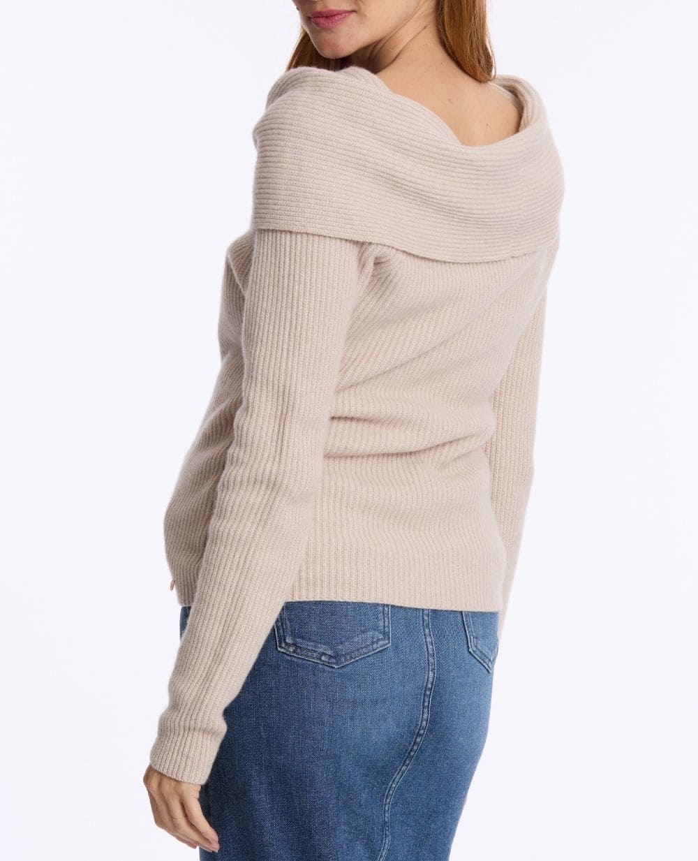Pull de grossesse et d’allaitement Kim - Beige - Image 4