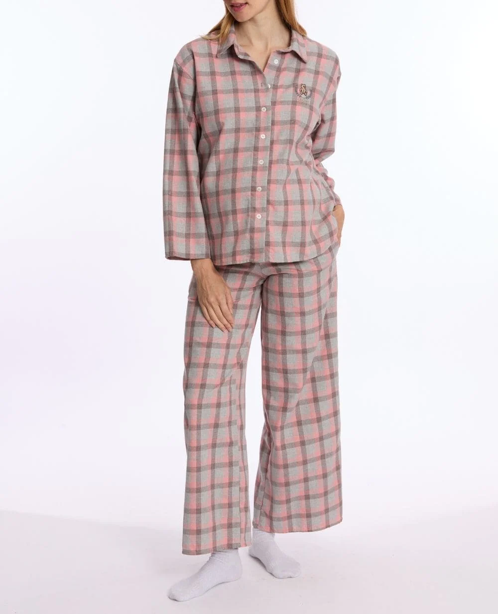 Pyjama de grossesse et d’allaitement Teddy - Gris
