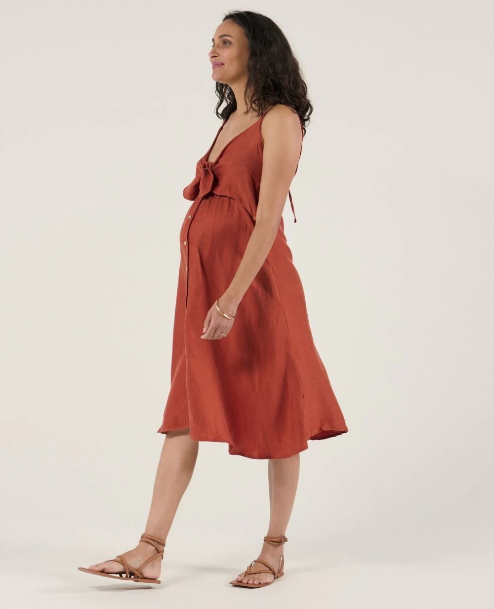 Robe d'allaitement Nolwenn - Cuivre - Image 4