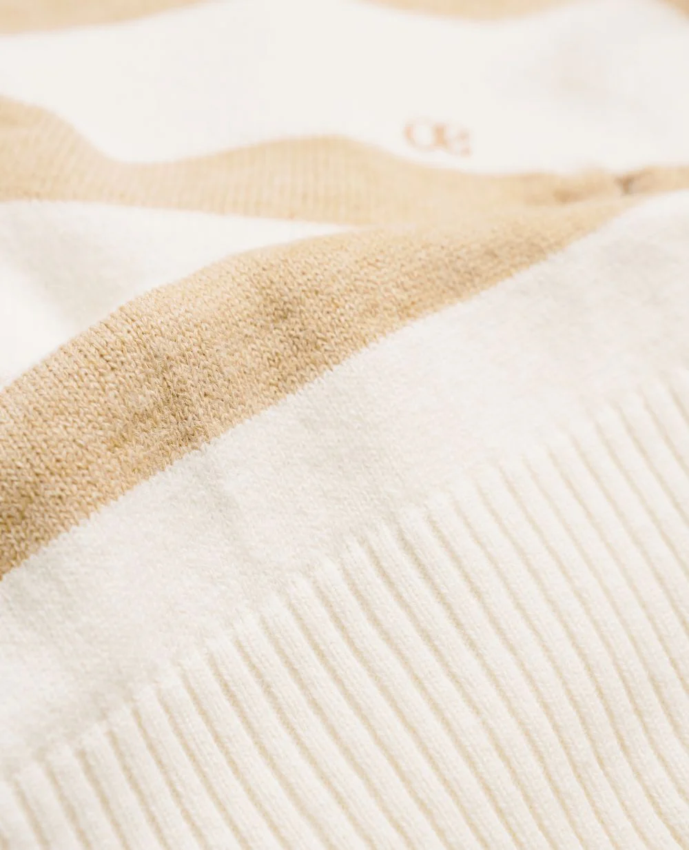 Robe pull de grossesse et allaitement Normandie - Beige/Ivoire - Image 8