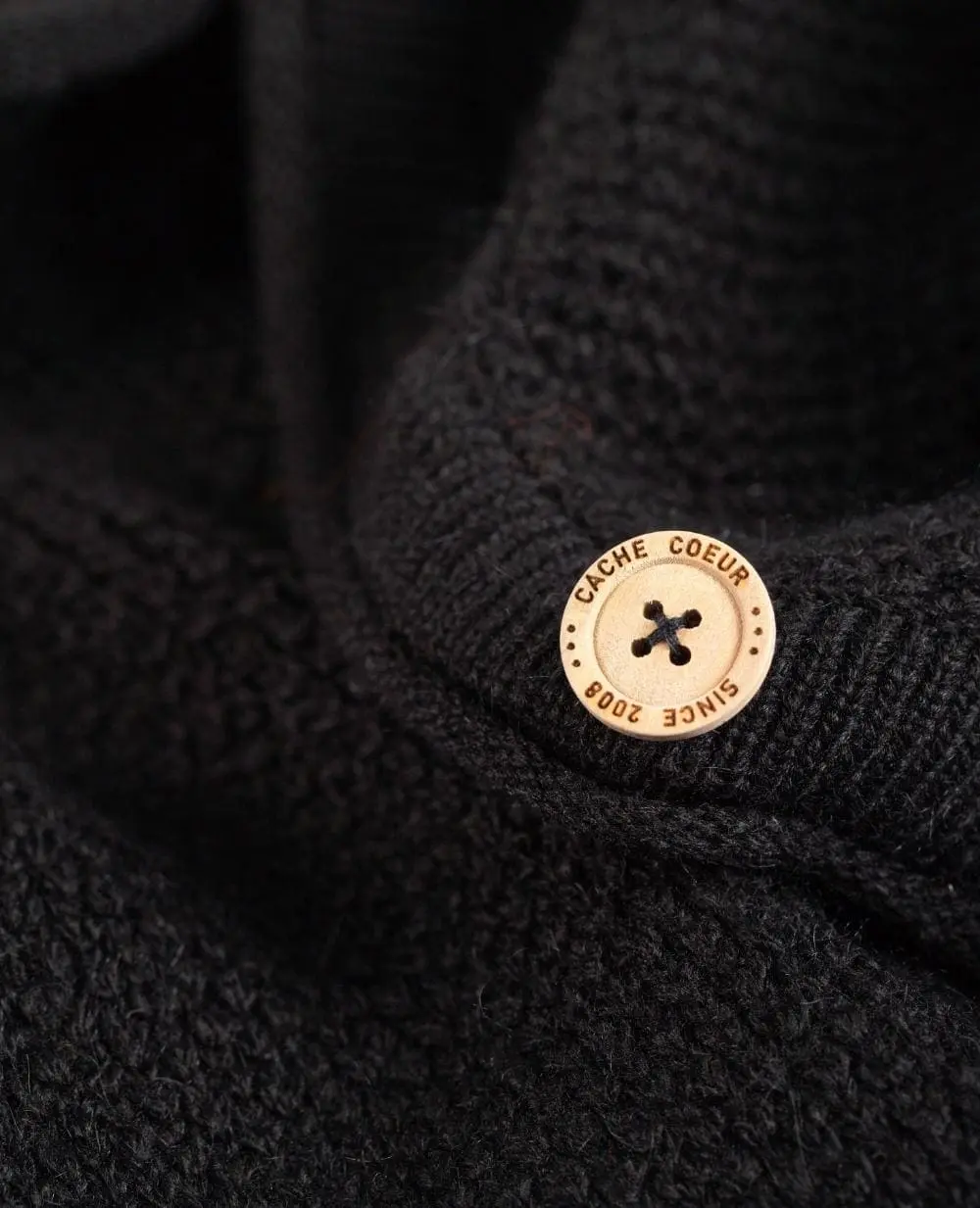 Robe pull de grossesse et d'allaitement Honey - Noir - Image 7