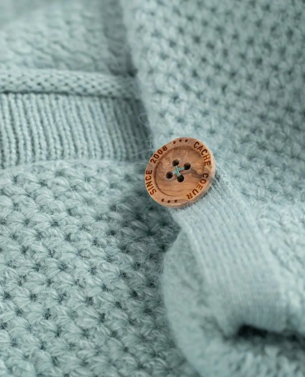 Robe pull de grossesse et d'allaitement Honey - Sauge - Image 9