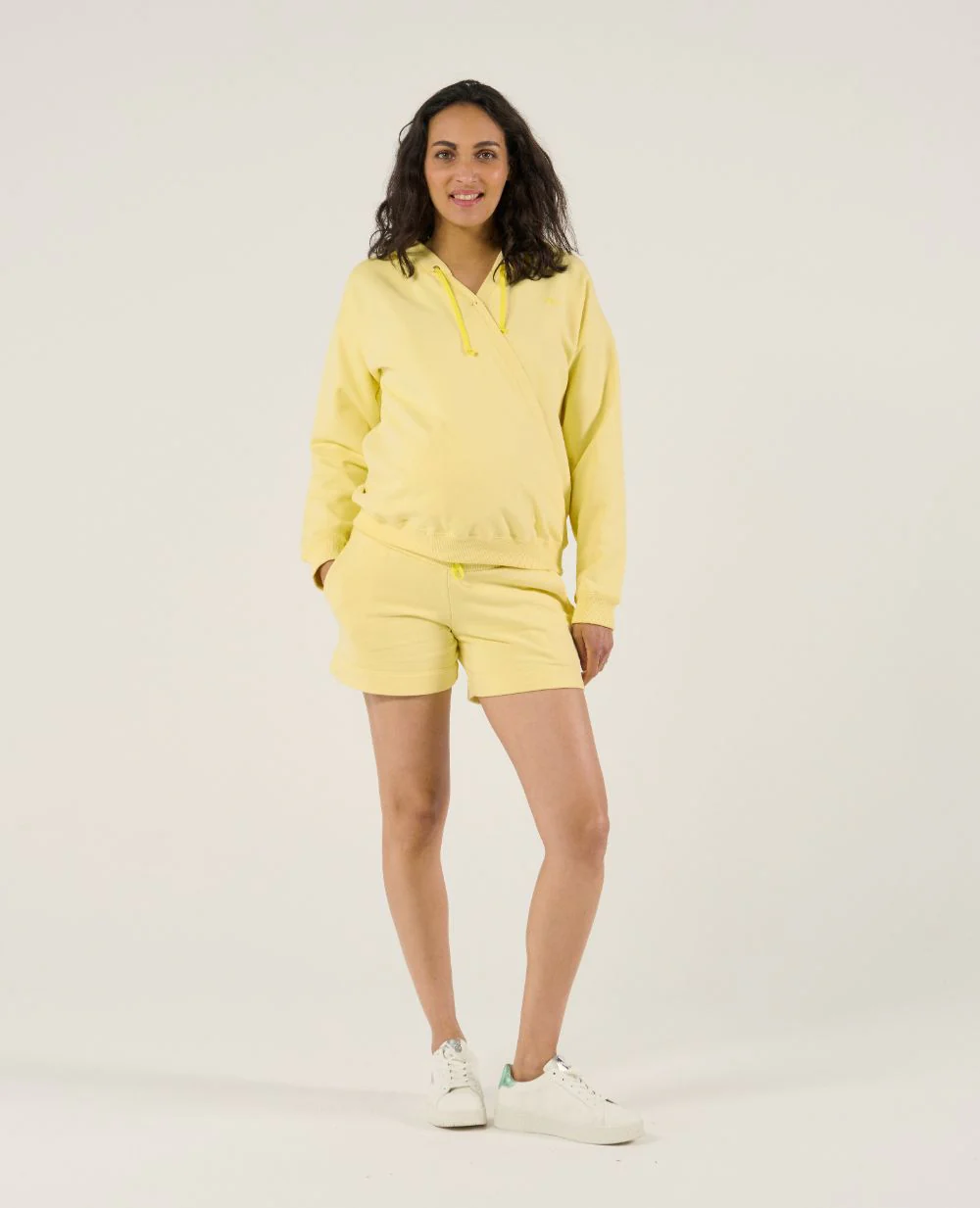 Short de grossesse et d'allaitement Coconut - Vanille - Image 4