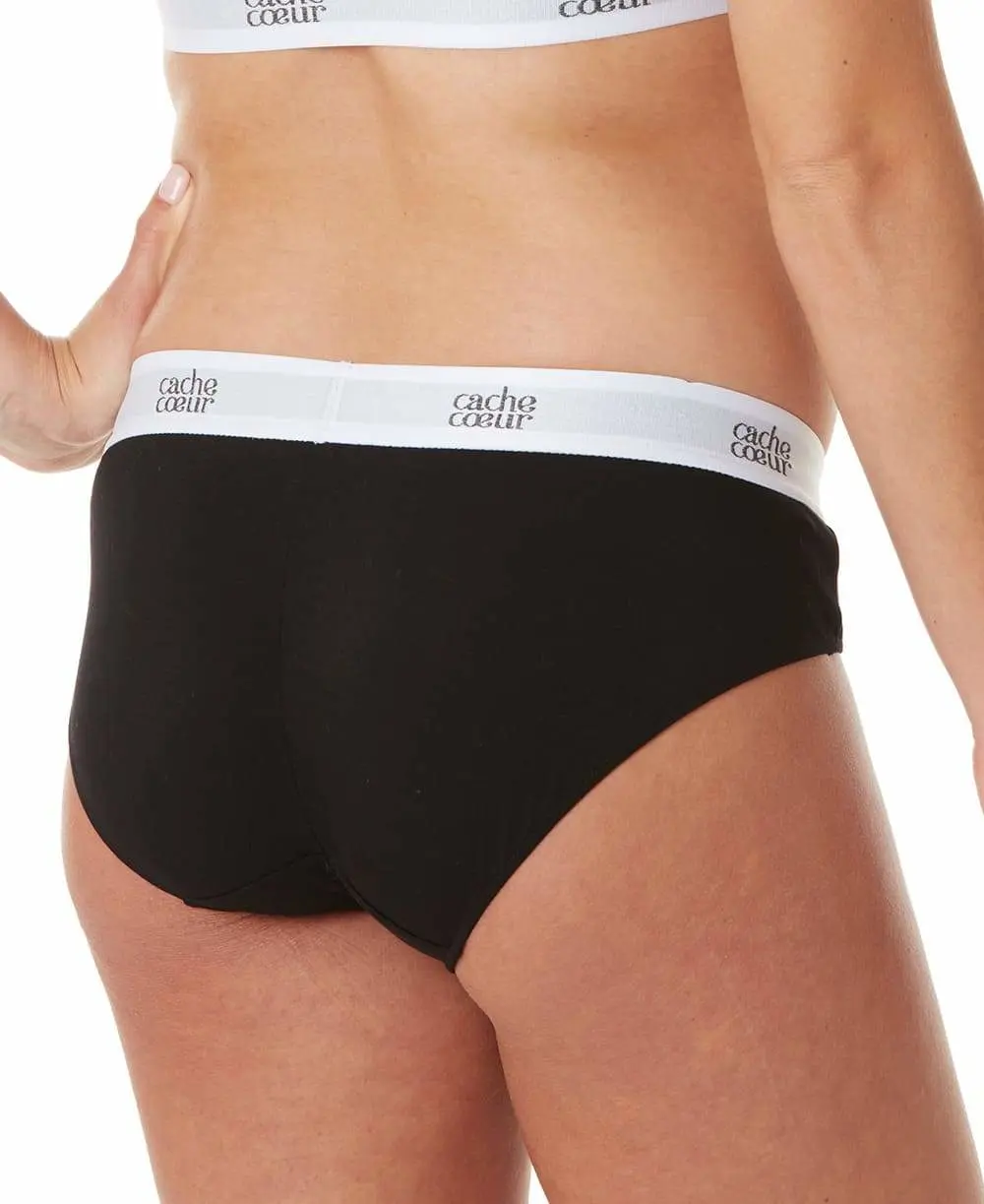 Shorty de grossesse Life - Noir - Image 4